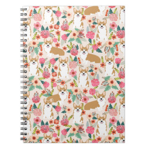 Welsh Corgi journal notebook-hund-papper Anteckningsbok Med Spiral