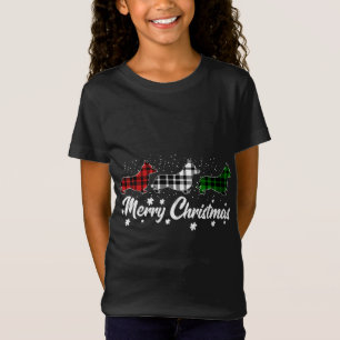 Welsh Corgi jul Light Red White Grönt Hund Lo T Shirt