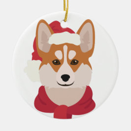 Welsh Corgi jul Ornament