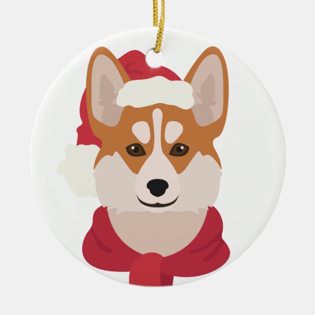 Welsh Corgi jul Ornament (Framsidan)