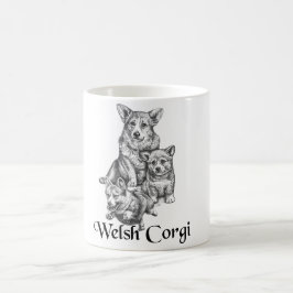 Welsh Corgi Kaffemugg