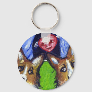 Welsh Corgi kärlek Nyckelring