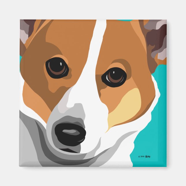 Welsh Corgi magnets Magnet (Framsidan)