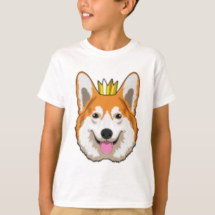 Welsh Corgi med Krona T Shirt