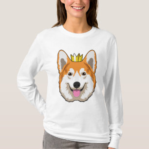 Welsh Corgi med Krona T Shirt