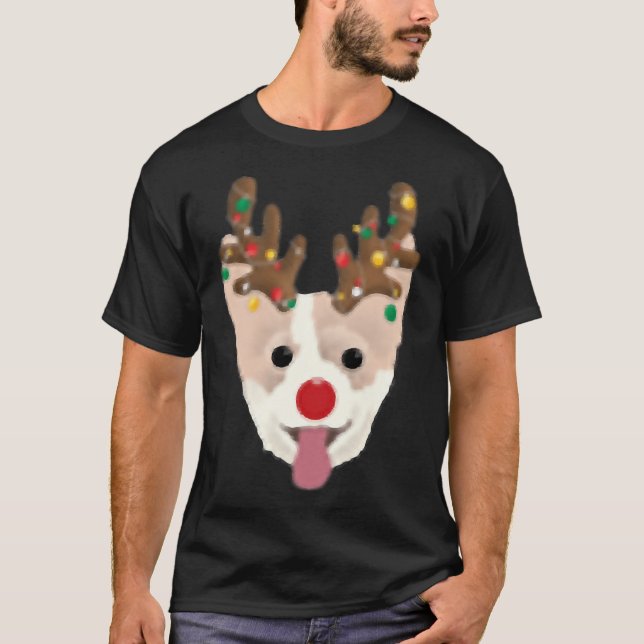 Welsh Corgi P-jul T Shirt (Framsida)