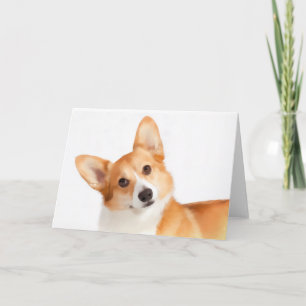 Welsh Corgi (Pembroke) hälsningskort Kort