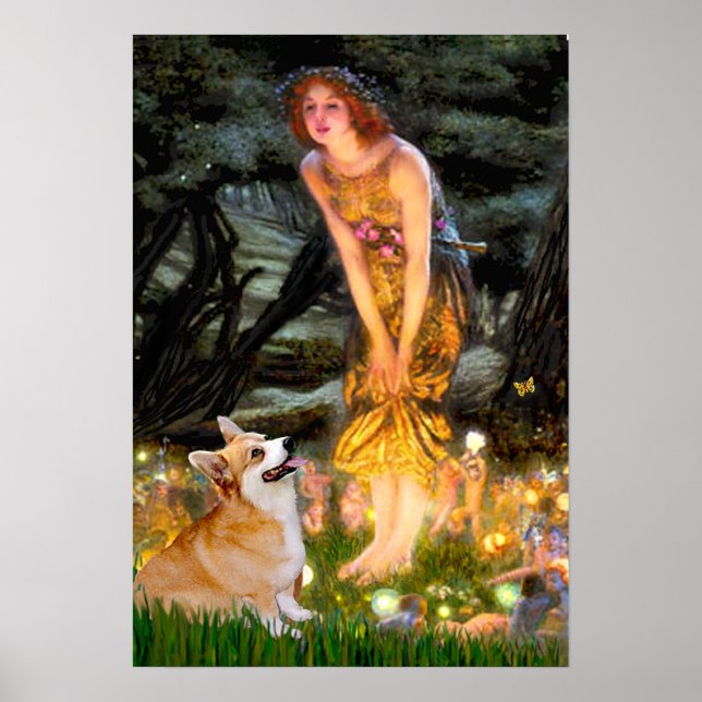 Welsh Corgi Pembroke - Midsommar Poster (Framsidan)