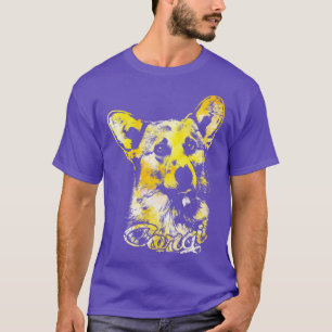 Welsh Corgi Porträtt T Shirt