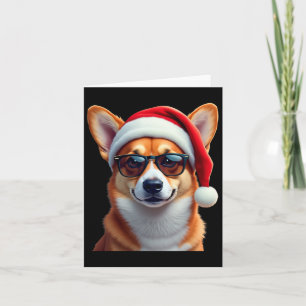 Welsh Corgi Santa Sweater Julafton Funny Cor Kort