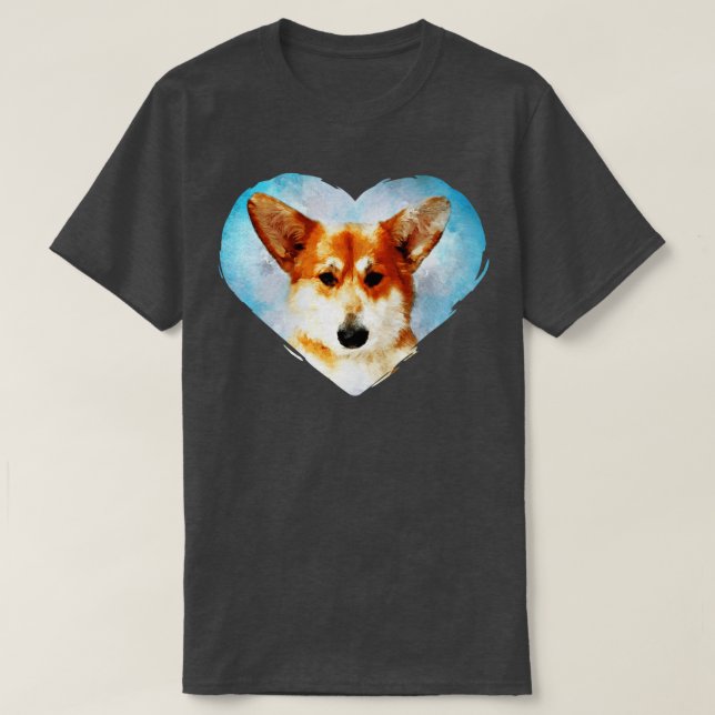 Welsh Corgi T Shirt (Design framsida)