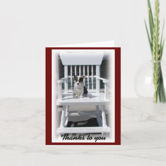 Welsh Corgi Tackkort Card