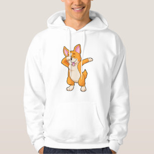 Welsh Corgi vid Hip hop Dance Dab Hoodie