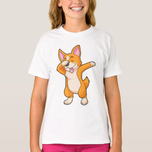 Welsh Corgi vid Hip hop Dance Dab T Shirt