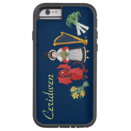 Welsh Costume, Emblems Blue iPhone 6 Xtreme Fodral