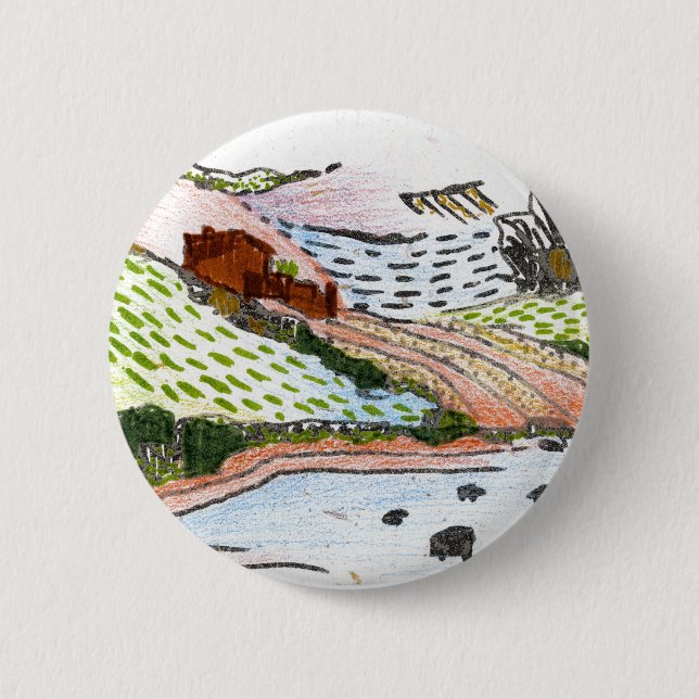 Welsh Countryside Knapp (Framsida)