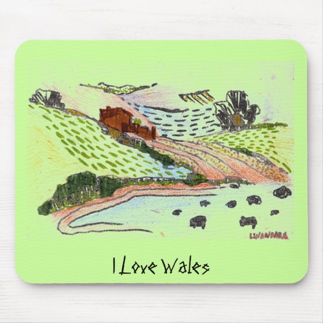 Welsh Countryside Musmatta (Framsidan)