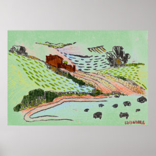 Welsh Countryside Poster