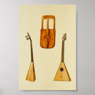 Welsh Crwith, Russian Balalaika Poster