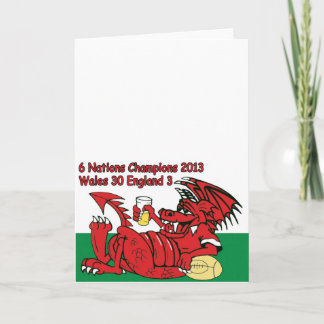 Welsh Dragon, 6 Nations Champions, Wales mot Engla Kort