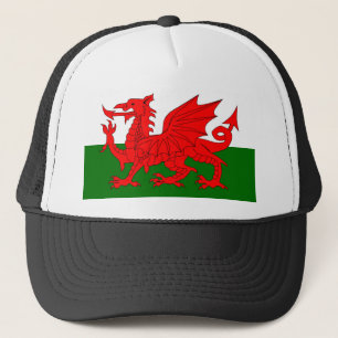 Welsh Dragon Flagga Keps