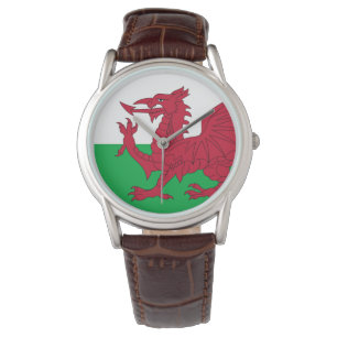 Welsh Dragon ~ Flagga of Wales Armbandsur