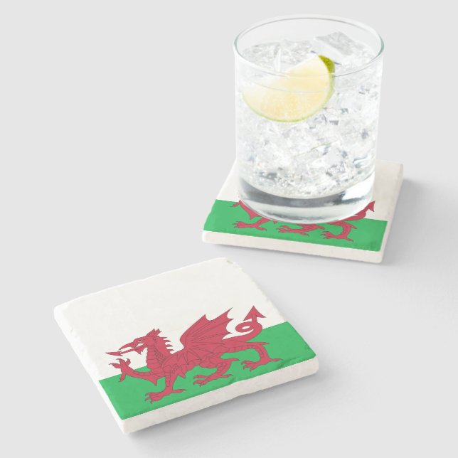 Welsh Dragon ~ Flagga of Wales Stenunderlägg (Sidan)