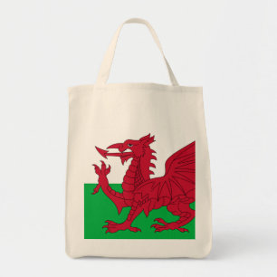 Welsh Dragon ~ Flagga of Wales Tygkasse