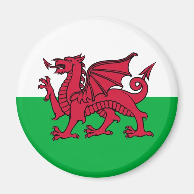 Welsh Dragon Magnet (Framsidan)