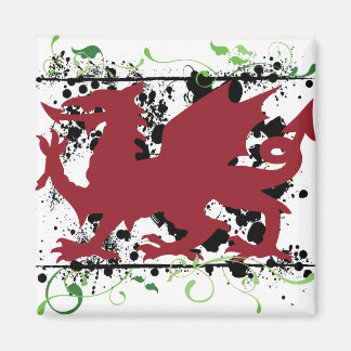 Welsh Dragon Magnets Magnet