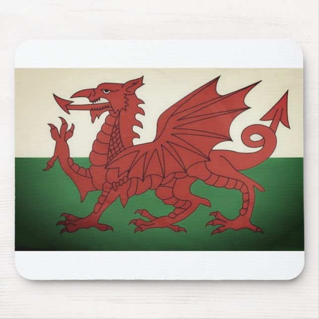 Welsh Dragon mousepad Musmatta (Framsidan)