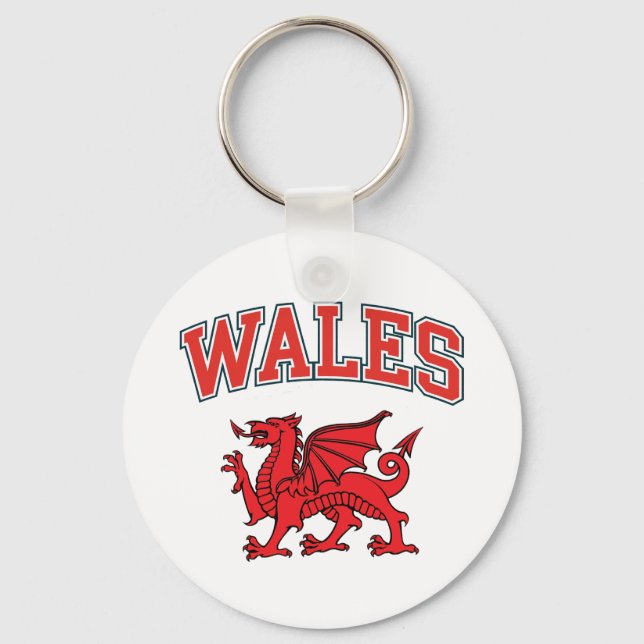 Welsh Dragon Nyckelring (Framsida)