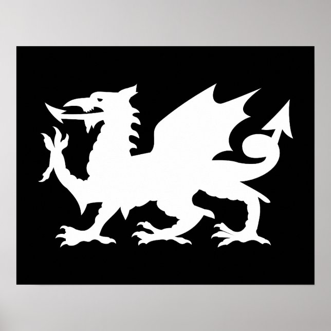 Welsh Dragon Poster (Framsidan)