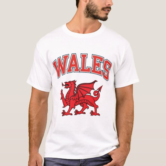 Welsh Dragon T Shirt (Framsida)