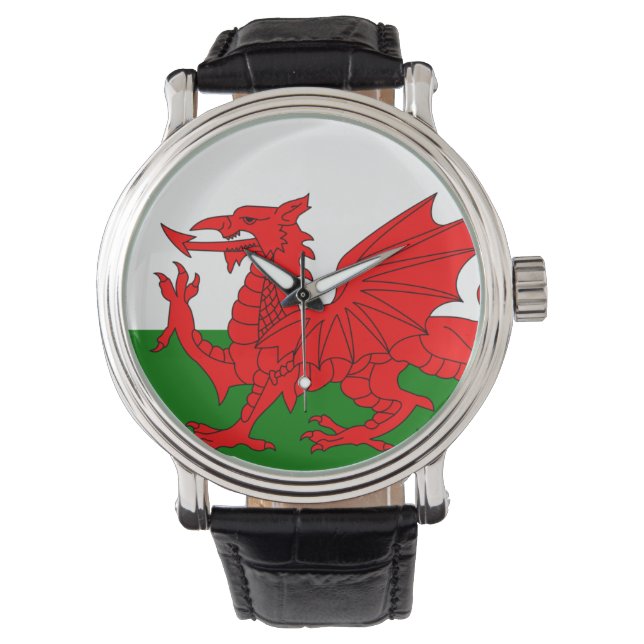 Welsh Dragon "The Red Dragon" Armbandsur (Framsida)