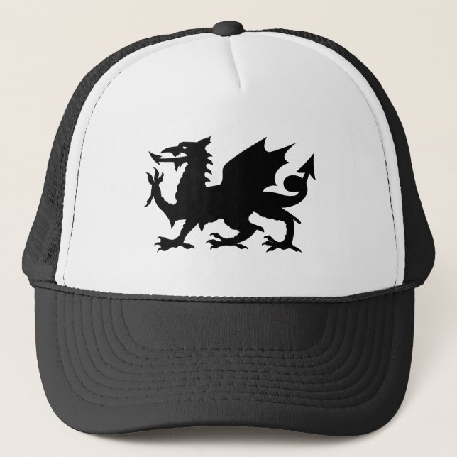 Welsh Dragon Truckerkeps (Framsida)