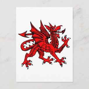 Welsh draon vykort