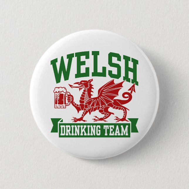 Welsh Drinking Team Knapp (Framsida)
