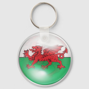 Welsh Flag Nyckelring