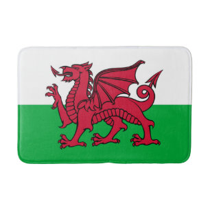 Welsh Flagga Bath Mat Badrumsmatta