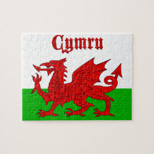 Welsh Flagga Cymru Pussel