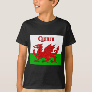 Welsh Flagga Cymru T Shirt