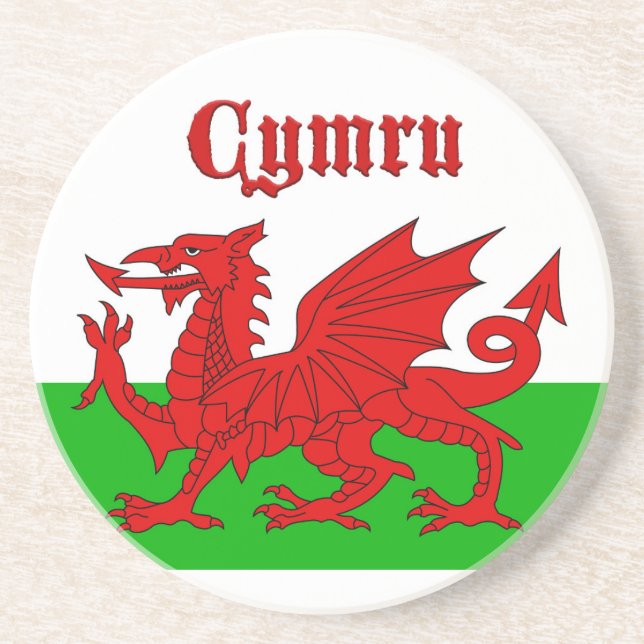 Welsh Flagga Cymru Underlägg (Framsidan)