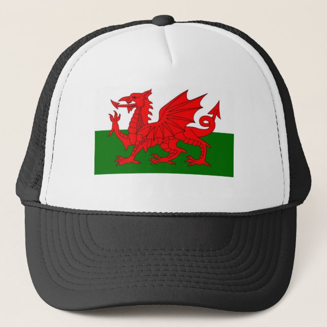 welsh flagga keps (Framsida)
