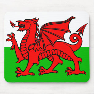 Welsh flagga musmatta