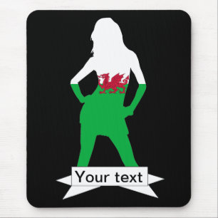 Welsh flagga musmatta