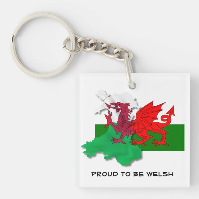 Welsh FLAGGA of WALES Red Dragon (Framsidan)