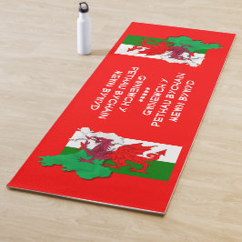 Welsh Flagga of Wales ST DAVID QUOTE Red