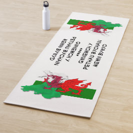 Welsh Flagga of Wales ST DAVID QUOTE White