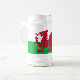 Welsh Flagga & Wales, Cymru patriot/sport Sejdel